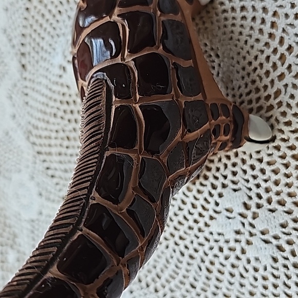 Casals Peru Terracotta Pottery Long Neck Giraffe Figurine Vintage 6" tall - Picture 5 of 10